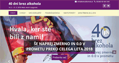 Desktop Screenshot of brezalkohola.si