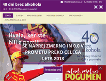 Tablet Screenshot of brezalkohola.si